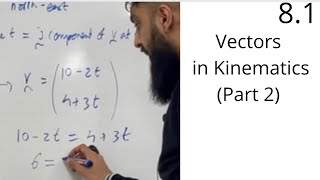 Edexcel A Level Maths: 8.1 Vectors in Kinematics (Part 2)