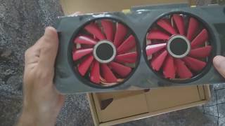 XFX Radeon RX 570 RS Unboxing. $199 with 3 Games.