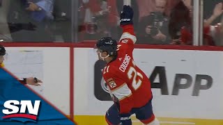 Panthers' Aaron Ekblad Finds Nick Cousins With Alley-Oop Pass to Score After Exiting Penalty Box