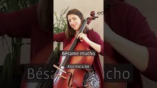 The most beautiful Spanish song on cello: Besame Mucho