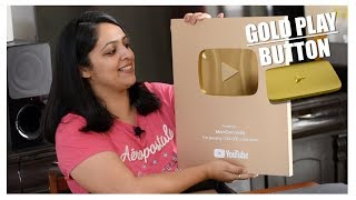 Unboxing my YouTube Gold Play Button