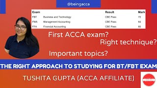 How did I score 72 marks in BT exam? | My first ever ACCA exam | Strategies to score well