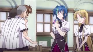 Highschool DxD Xenovia gives issei condoms