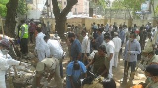 Swachh Telangana Swachh Hyderabad Participated By Police - Hybiz.tv