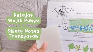 Pelajar Wajib Punya - Sticky Notes Transparan