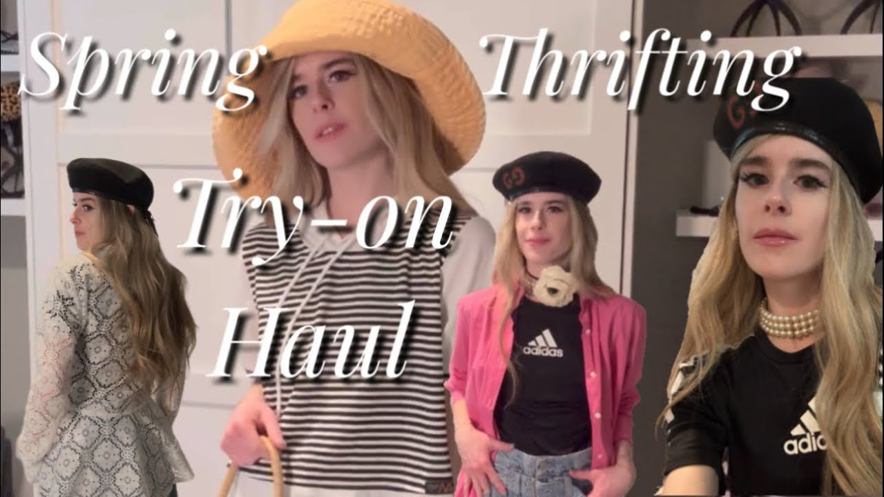 Spring Thrift Try On Haul Youtube