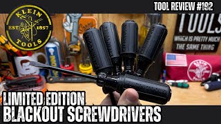 LIMITED EDITION - Klein Blackout Screwdriver Set #klein #tools #maintenance  #lowes #new