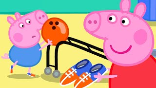 Peppa and George Go Bowling! 🎳 | Peppa Pig Official Full Episodes