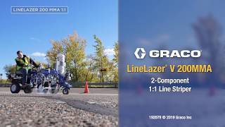 New Graco LineLazer V 200 MMA 2-component 1:1 Cold Plastic Spray Machine