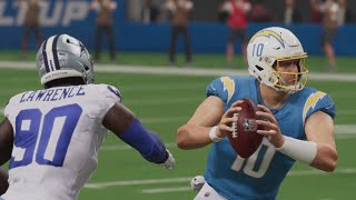 Madden 23 Gameplay - Dallas Cowboys vs Los Angeles Chargers - Madden 23 Xbox Series S