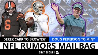 NFL Rumors: Vikings Hire Doug Pederson? Browns Trade Baker Mayfield For Derek Carr? Super Bowl 56