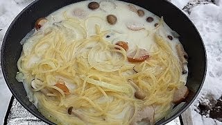 【山パスタ】スープパスタ in 沼津アルプス【作ってみた】