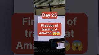 First day of training at Amazon 😱... Day 23 #minivlog #amazon #jobs #job #jobsearch #freelancing