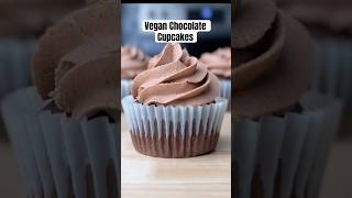 When you want Chocolate Cupcakes🍫 (Dairy-Free \u0026Vegan)#shorts #chocolatecupcakes #veganrecipes