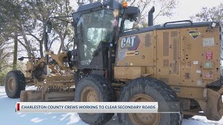 Charleston County crews working to clear secondary roads