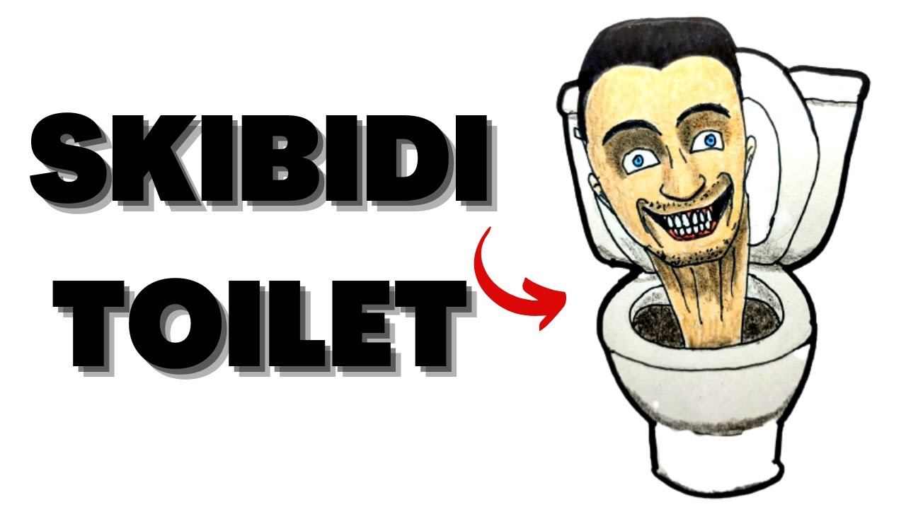 Cómo DIBUJAR Los🚽SKIBIDI TOILET (Sanitario) How To DRAW The SKIBIDI ...