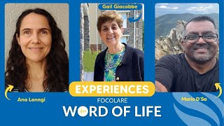 Everything was taken care of (The Focolare Word of Life Experiences)