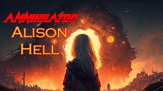 Alison Hell by Annihilator - with lyrics + images generated by an AI