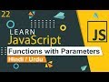JavaScript Functions with Parameters Tutorial in Hindi / Urdu