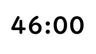46分間タイマー【目覚まし時計のアラーム音】 ※1分ごとにアラーム音が鳴ります。