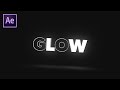 Glow Flicker Text Reveal Animation in After Effects - After Effects Tutorial | Creative Tuesdays