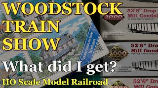 My Haul from the Woodstock Train Show.  Budget Model Railroading! ACHB 1-55