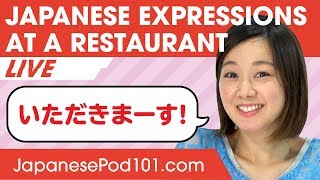 Japanese Expressions Used at a Restaurant - Basic Japanese Phrases