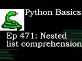 Python Basics Nested List Comprehension