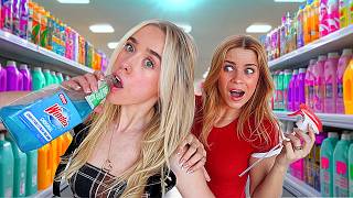 DRINKING WINDEX PRANK on my SISTER **she freaked out**