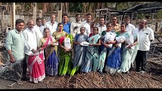 DISTRIBUTION OF CASH TO FIRE VICTIMS IN BANDARULANKA VILLAGE