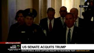 US senate acquits Trump