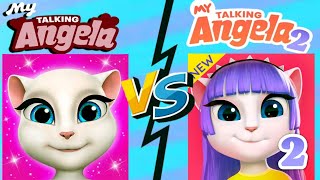 My Talking Angela vs My Talking Angela 2 GAMEPLAY