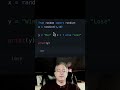 Python's ternary conditional operator #shorts