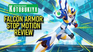 MEGA MAN X STOP MOTION | FALCON ARMOR KOTOBUKIYA | (1/12 Scale Model Kit ) | REVIEW |