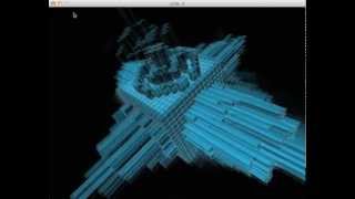 Processing cube music visualizer