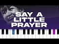 Aretha Franklin - Say A Little Prayer  (piano tutorial)