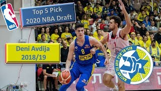 Deni Avdija ● Maccabi Tel Aviv ● 2018/19 Best Plays & Highlights ● NBA PROSPECT