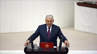 TBMM Başkanı Yıldırım'ın teşekkür konuşması