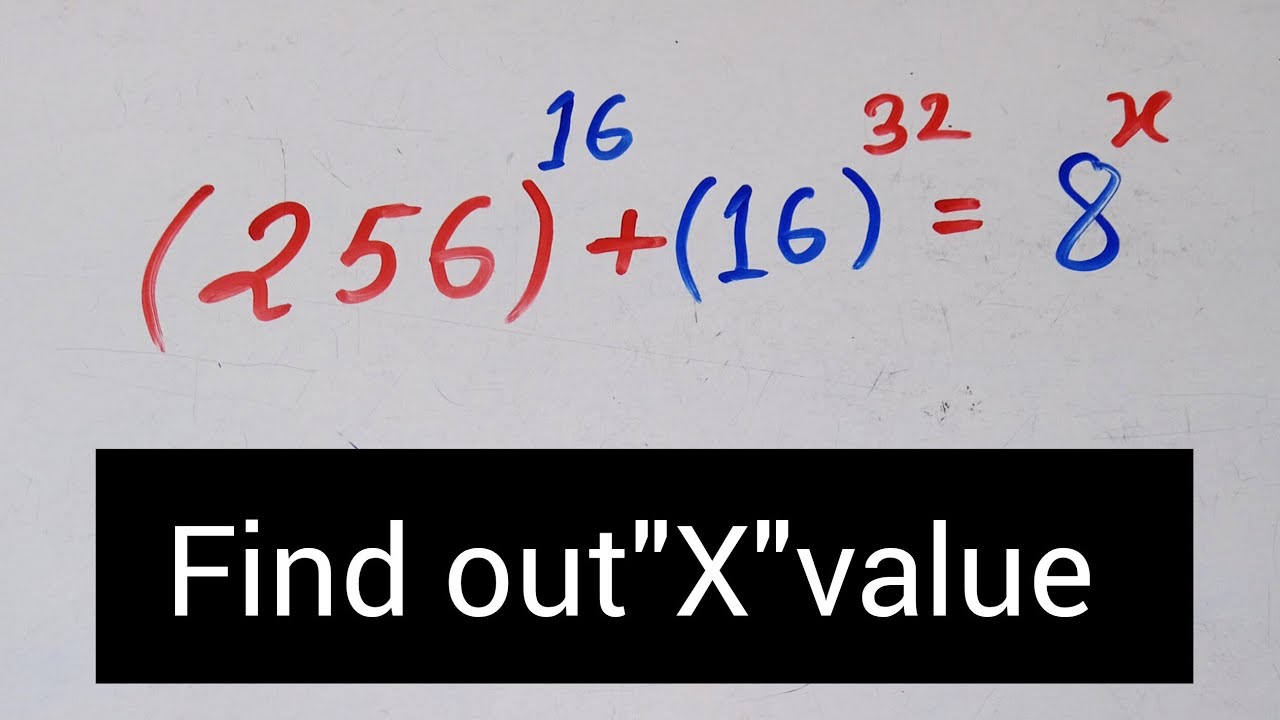A General Exponent Math Problem Youtube