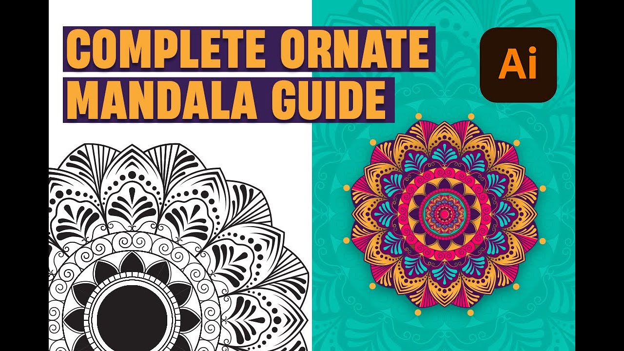 Create Beautiful Mandala In Adobe Illustrator Step By Step Tutorial