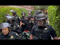 Police Move Against Pro-Palestinian Protesters on UCLA Campus