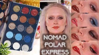 Горячая новинка Polar Express от Nomad Cosmetics: рождественская палетка и 6 макияжей