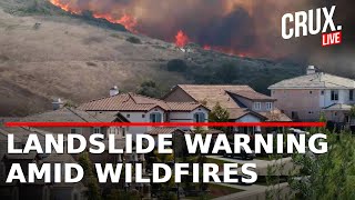 California Wildfire LIVE | Los Angeles Fire | Landslide Dangers Grow In Fire Damaged Areas | US News