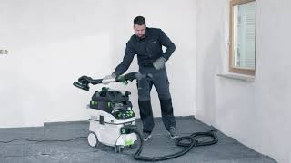 Hoe gebruik je een stofzuiger i.c.m. de langnekschuurmachine PLANEX?  | Festool Quick Guide