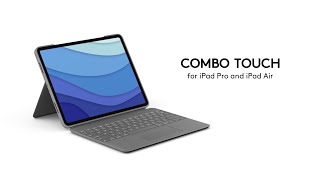 Клавиатура-чехол Combo Touch iPad от Logitech для iPad Pro и iPad Air — цвет Oxford Grey (серый) ru