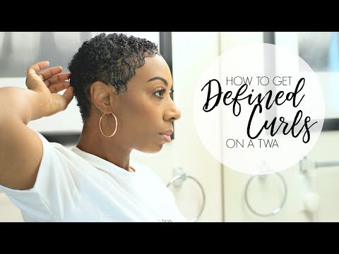 How To Get Defined Curls on TWA | Kaye Wright How To Get Defined Curls on TWA | Kaye Wright