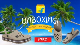 Unboxing Neoz Men Khaki Clogs Sandal