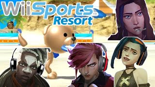 The Arcane Squad Play Wii Sports Resort Frisbee Dog