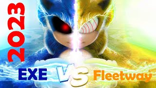 Evolution of Sonic EXE vs Fleetway sonic 2023