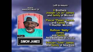 Simon James ~ Long Obituary